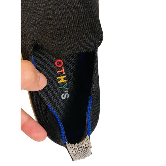 Rothy's The Kids Sneaker Black Casual Slip On Shoes Youth Size 2 Loafers - Picture 4 of 6